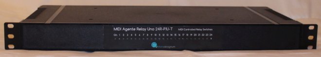 MIDI Agente Relay Uno 24R-P1U-T - přední pohled