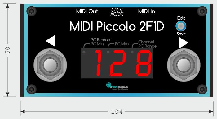 MIDI Piccolo 2F1D