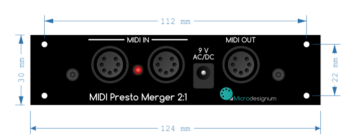 Modul MIDI Presto Merger 2:1