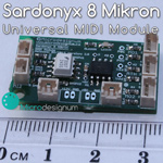 MIDI modul Sardonyx 8 Mikron