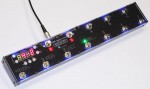 MG-MIDI Grande 12F1D is a MIDI controller with blue backlight