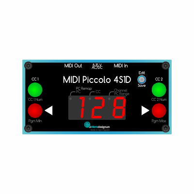 MIDI Piccolo 4S1D Module