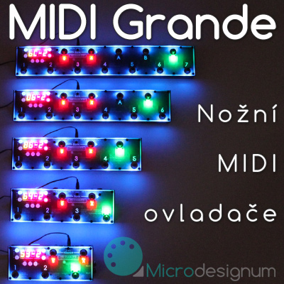 Univerzální MIDI ovladače MIDI Grande