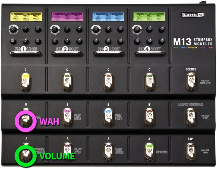 Line6 M13 with MIDI Expressione