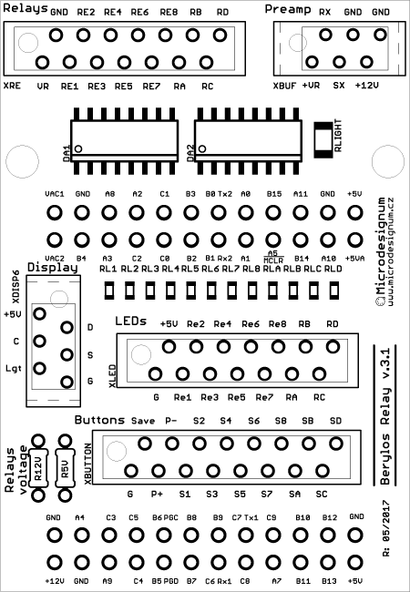 Modul MIDI Agente Relay Tube 12 Uno