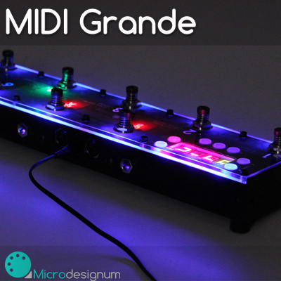 MIDI foot controller MIDI Grande 8F1D