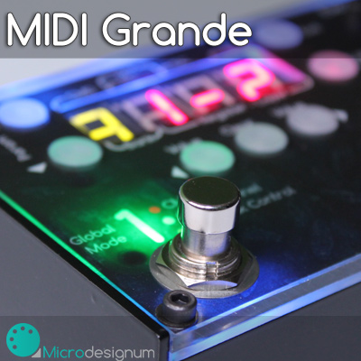 MIDI foot controller MIDI Grande 6F1D