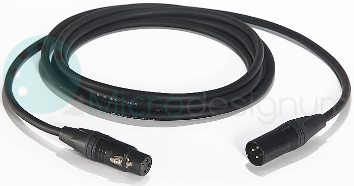Profesionální mikrofonní kabel s konektory Neutrik