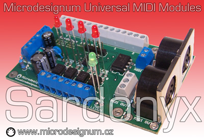 Univerzální MIDI moduly Sardonyx