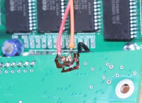 Solder carefully, the pads for red and orange wires are near themselves.