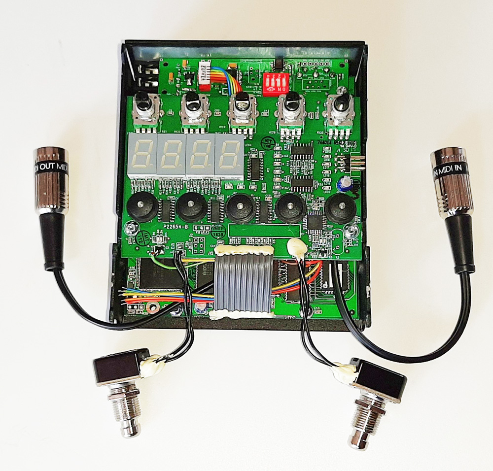 MIDI module for TC Electronic Nova Delay ND1 guitar pedal