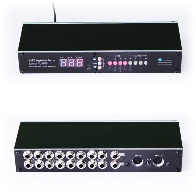 MIDI Agente Relay Loop 4L4R1D Rack