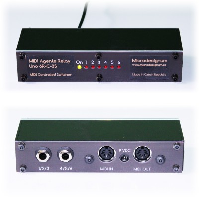 MIDI Agente Relay Uno 6R-C 3-switch
