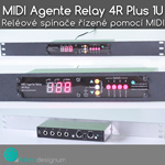 MIDI Agente Relay 4R Plus 1U MIDI Agente Relay 4R Plus 1U