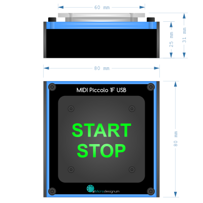 MIDI Piccolo 1S USB