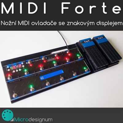 Luxusní MIDI ovladače MIDI Forte