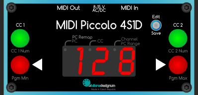 MIDI Piccolo 4S1D