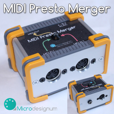 Slučovač MIDI Presto Merger