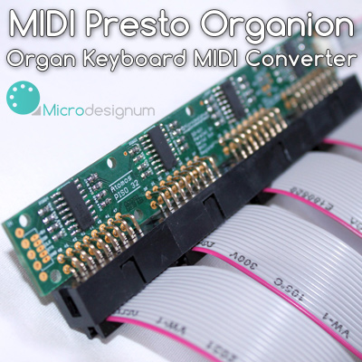 Převodník varhanní klaviatury MIDI Presto Organion