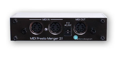 Slučovač MIDI Presto Merger