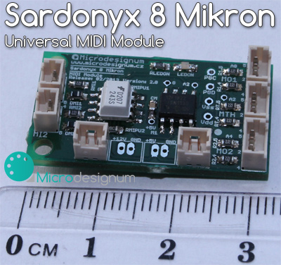 MIDI modul Sardonyx 8 Mikron